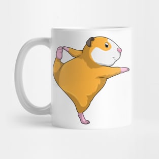 Guinea pig at Yoga Stretching exercise Mug